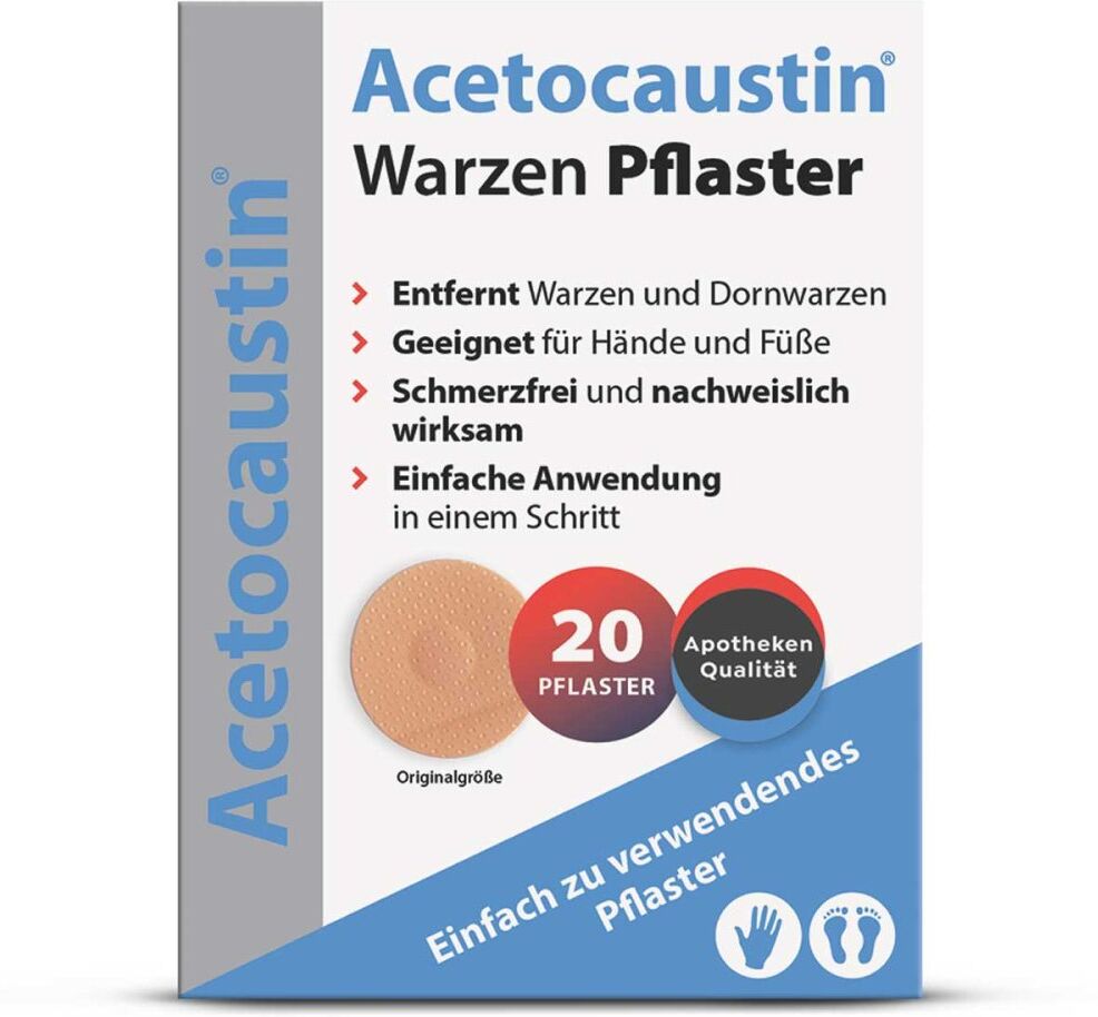 Acetocaustin Warzenpflaster