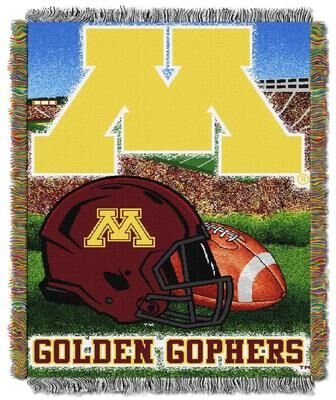 NCAA Big Ten Conference School Tapestry Throw Blanket