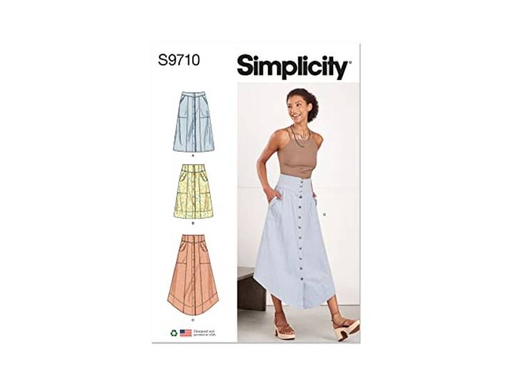 SIMPLICITY SS9710K5 Misses' Rokken K5 (8-10-12-14-16)