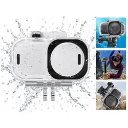 Puluz Wasserdichtes Unterwassergehäuse für DJI Osmo Nano zum Tauchen bis 45 m Tiefe / PU1085T, Action Cam Zubehör, Transparent