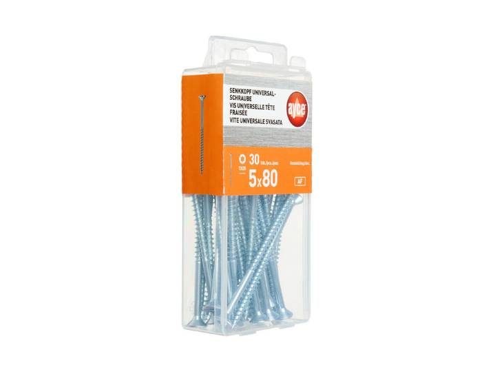 Ayce Senkkopf-Universalholzschraube 5 mm × 80 mm