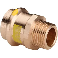 Viega, Rohrverbindungstechnik, Profipress G-Übergangsstück, d 54mm, R 11/2 Rotguss Modell 2611