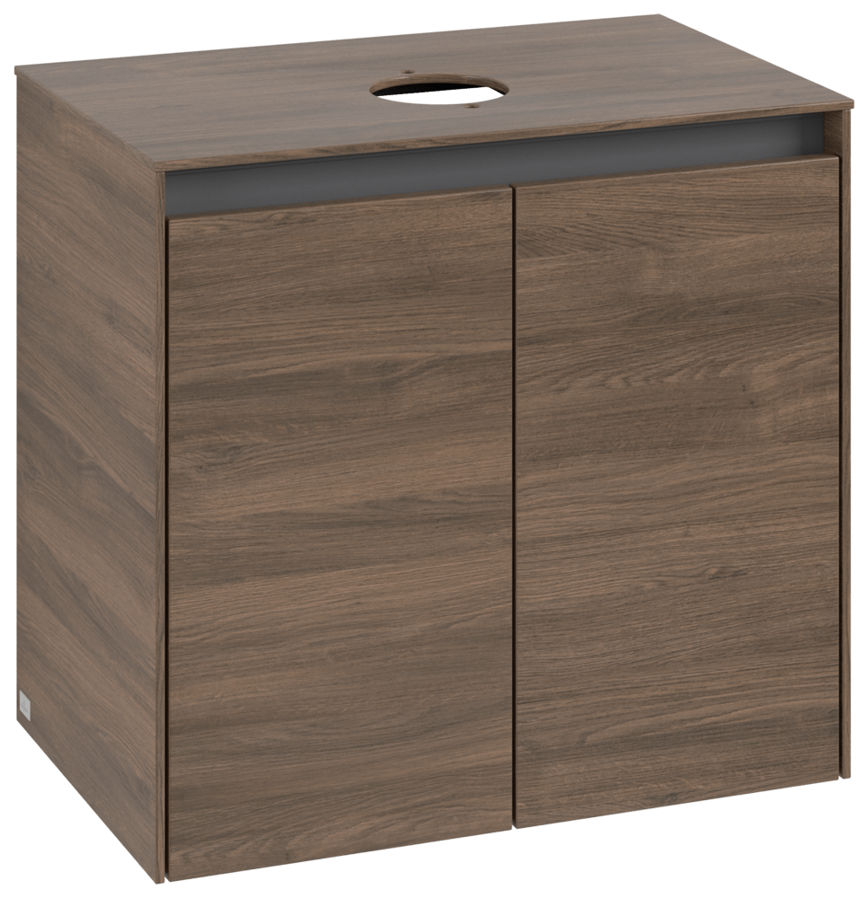 Villeroy & Boch Waschtischunterschrank Collaro 600x548x380mm 2trg. Waschbecken mittig Arizona Oak C15000VH