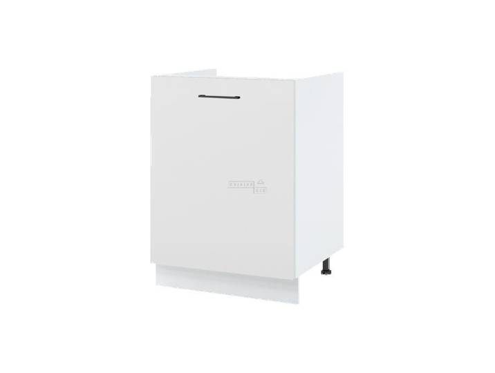 Meuble sous-évier Lovia Blanc Mat 1 porte L 60 cm - Cuisineandcie