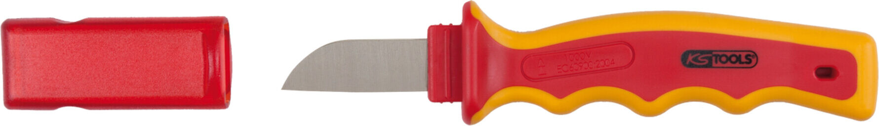 KS Tools Isoliertes Kabelmesser, 205 mm mit 2-Komponentengriff (117.1397)