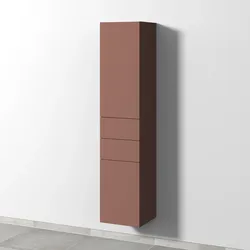 Sanipa Hochschrank „2morrow“ 350 × 1615 × 350 mm in Wine-Red