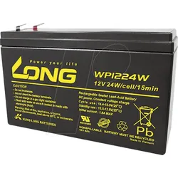WP 1224W - Blei-Vlies-Akku, 12 V, 6 Ah, Hochstrom
