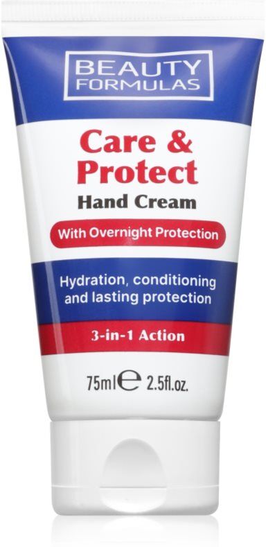 Beauty Formulas Care & Protect crème mains 75 ml