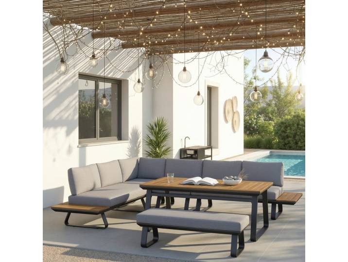Dining-loungeset 6-teilig