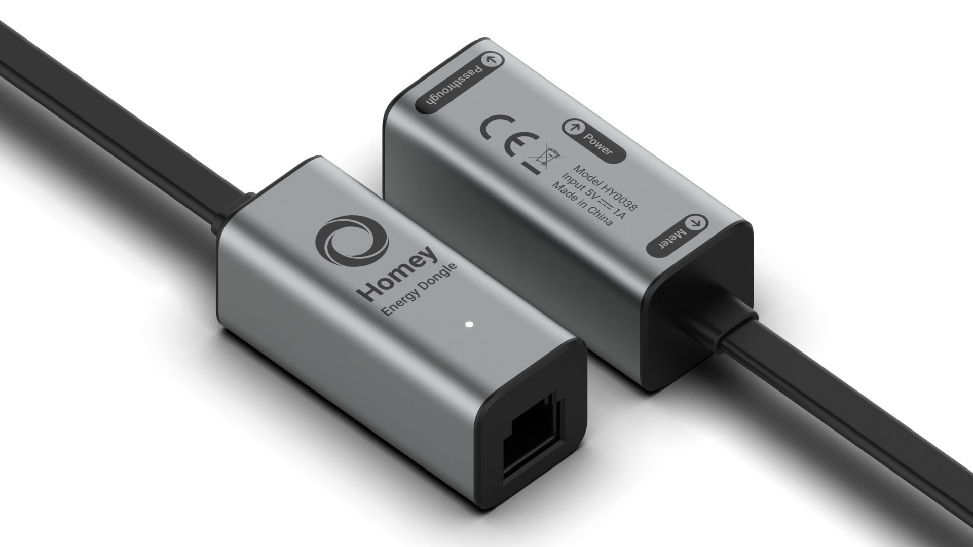 Homey Energy Dongle Verbindung zu smarten Stromzählern HOMEY-ENERGY-DONGLE-P1-01