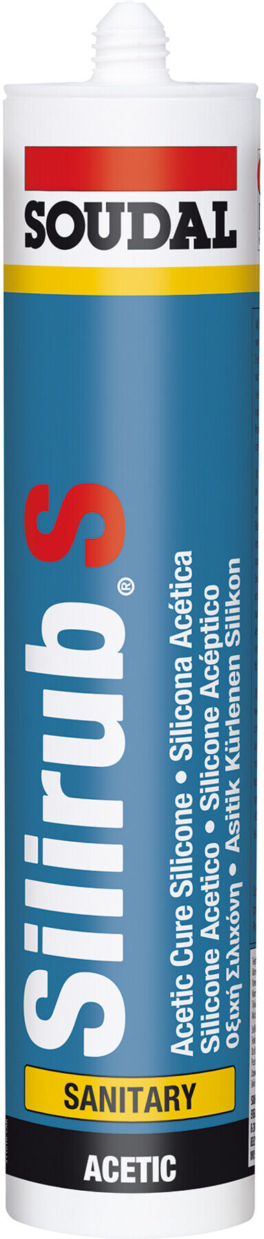 Soudal Silikon Nasszelle Silirub S weiss 300 ml (101669)