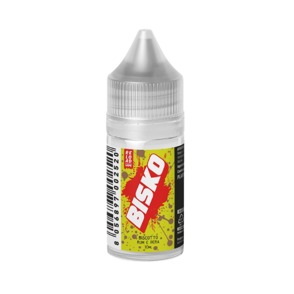 Reload Vape Bisko Biscotto Rum E Pera Aroma Mini Shot 10ml