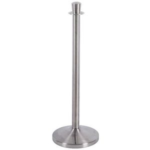 Showdown-Displays Personenleitsystem silber, aus Aluminium, mit Ösen