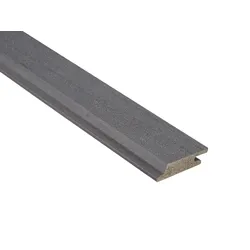 18x70 mm NATURinFORM WPC Fassadenprofil, "Die Gestaltende Exklusiv small" mit Holzmaserung, leicht gebürstet, Basaltgrau, Deckmaß: 66mm