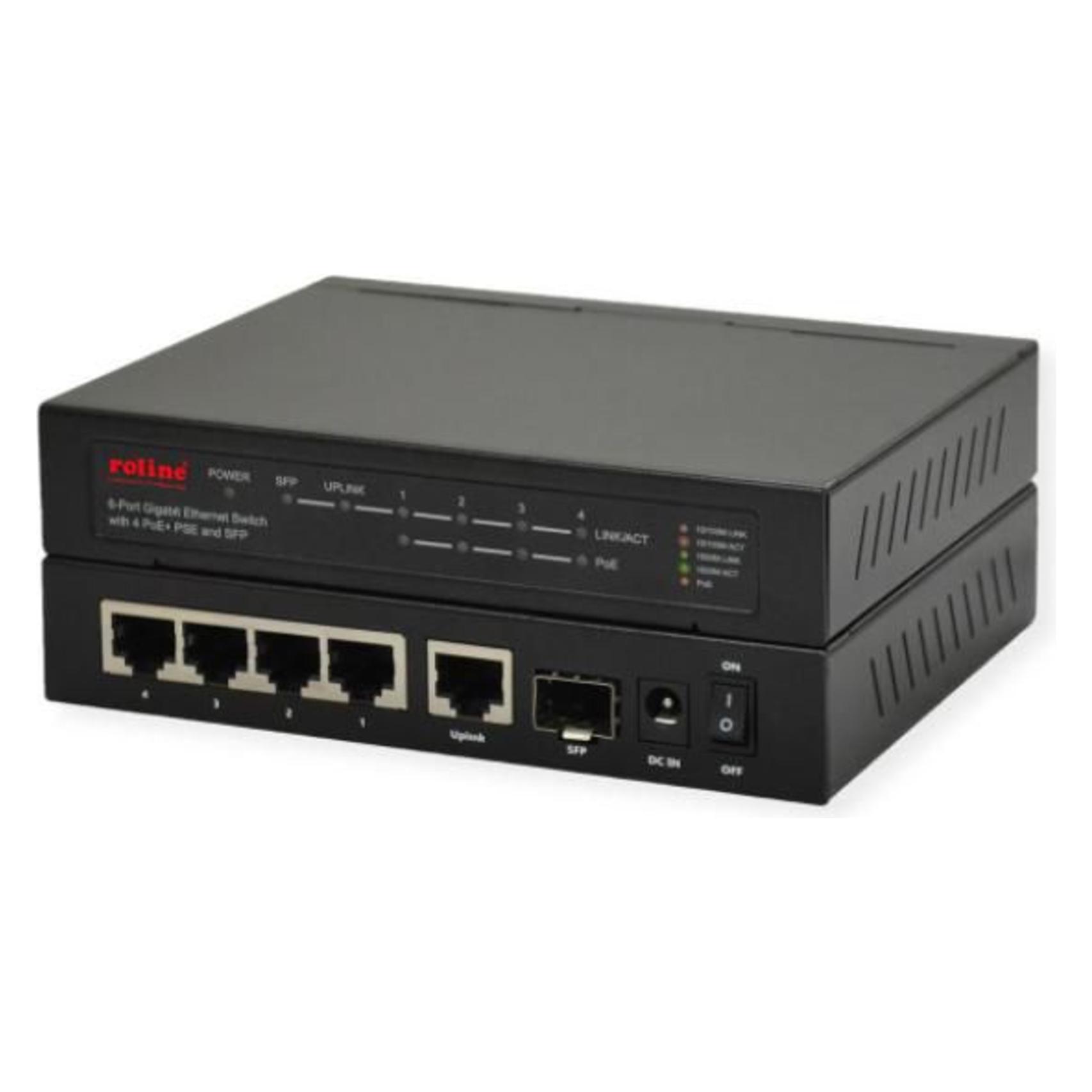 Roline Gigabit Ethernet Switch (6 Ports) (21.14.3524)