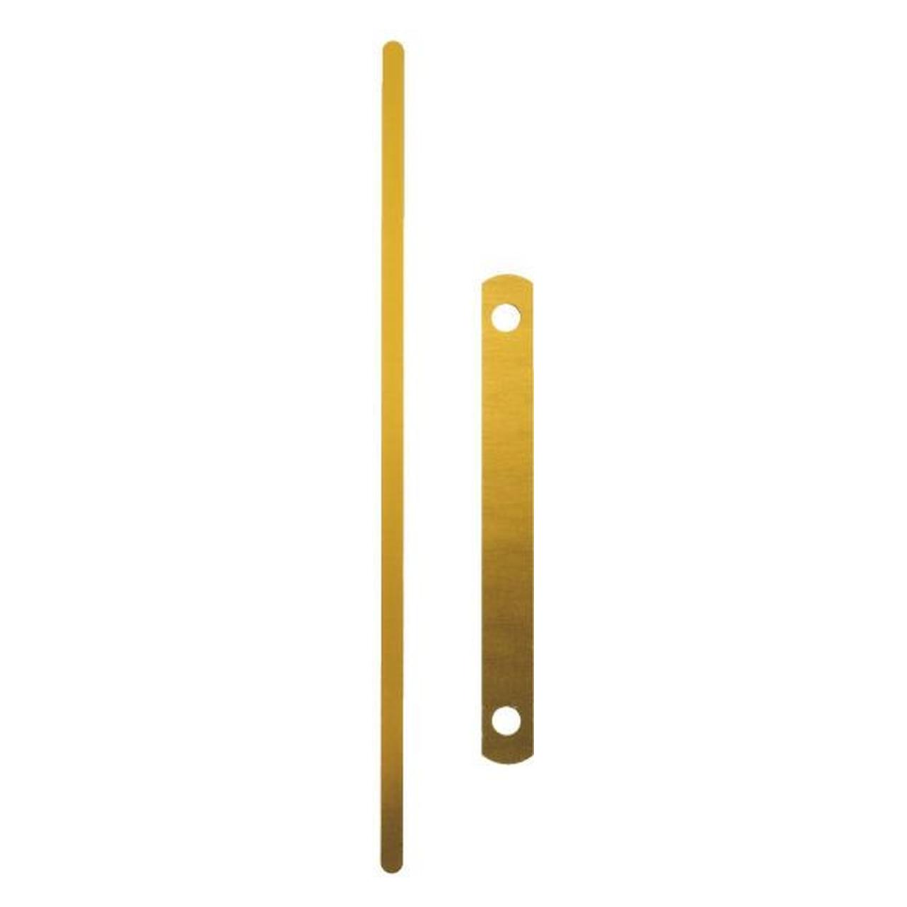 Leitz Deckschienen 9.7cm Metall gold (1714-00-00)