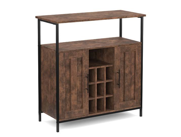Sideboard Vintage BONITA mit Weinregal 100 x 80 cm