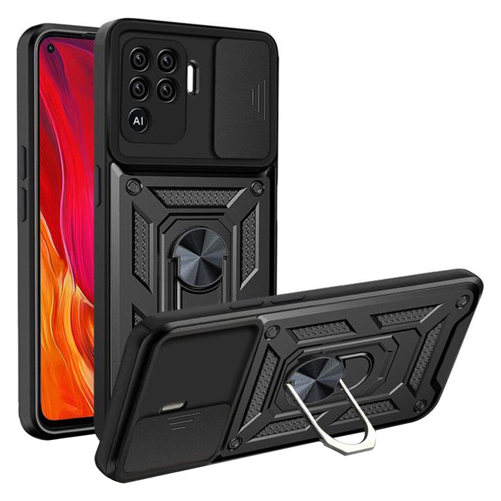 Techsuit - CamShield Series - Oppo A94 4G / Reno5 Lite - Black (Oppo Reno 5 Lite) (56342655)