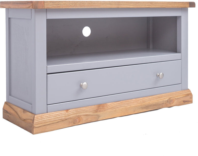Lark Manor Abington TV Stand Brown/Grey/Brown/Silver 50"