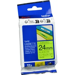 Brother P-Touch Band TZe-C51  schwarz auf signal gelb  24mm / 5m  laminiert
