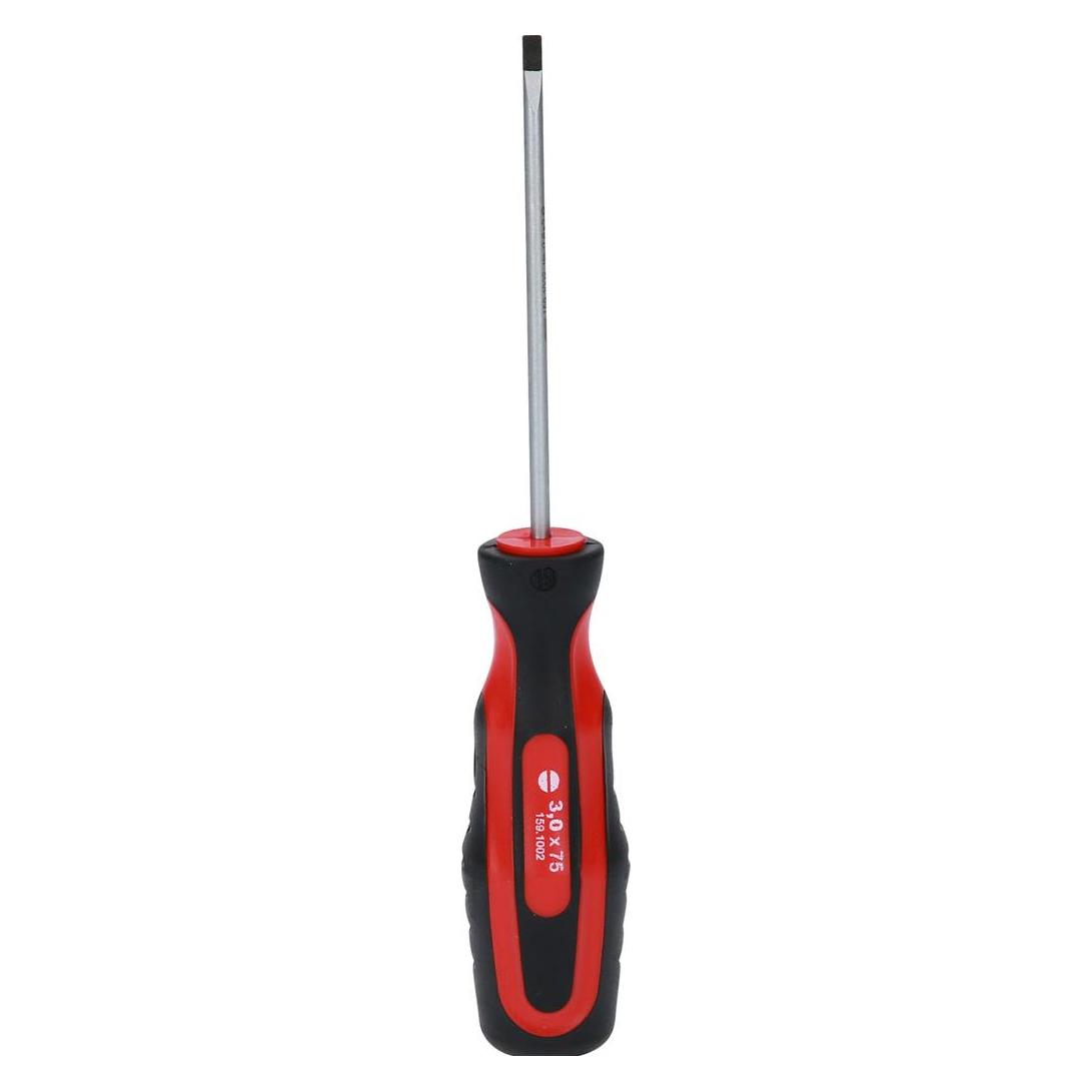 KS Tools Werkzeuge-Maschinen GmbH ERGOTORQUEplus Schlitz-Schraubendreher, 5,5mm, 255mm lang, auf Hänger (Schlitz) (159.1007-E)