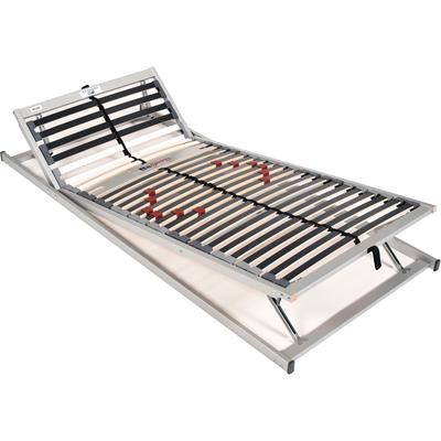 Lattenrost BESPORTS "Lattenrost Duo Powerflex, Lattenrost in 90x200 cm und weiteren Größen", grau, B:120cm H:4,5cm L:200cm, Lattenroste, Lattenrost, Lattenrost mit geringer Bauhöhe, 90x200 cm und weitere Größen