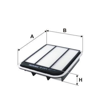 FILTRON Luftfilter AP 172/4 Filtereinsatz 56mm für MITSUBISHI