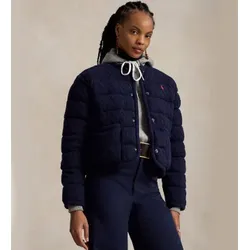 Polo Ralph Lauren für Damen. 211A10459002 Jacke aus Woll- und Kaschmirmischung mit Knöpfen, marineblau (XS), Lässig, Wolle, Klassisch
