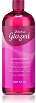 Inebrya Shecare Glazed Shampoo champô iluminador para cabelo brilhante e macio 1000 ml. Shecare Glazed Shampoo