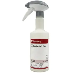 Leerflasche Diversey Taski Sani 4 in 1 500 ml Leerflasche Triggerflasche mit Schaumsprühkopf, Schaumsprühflasche