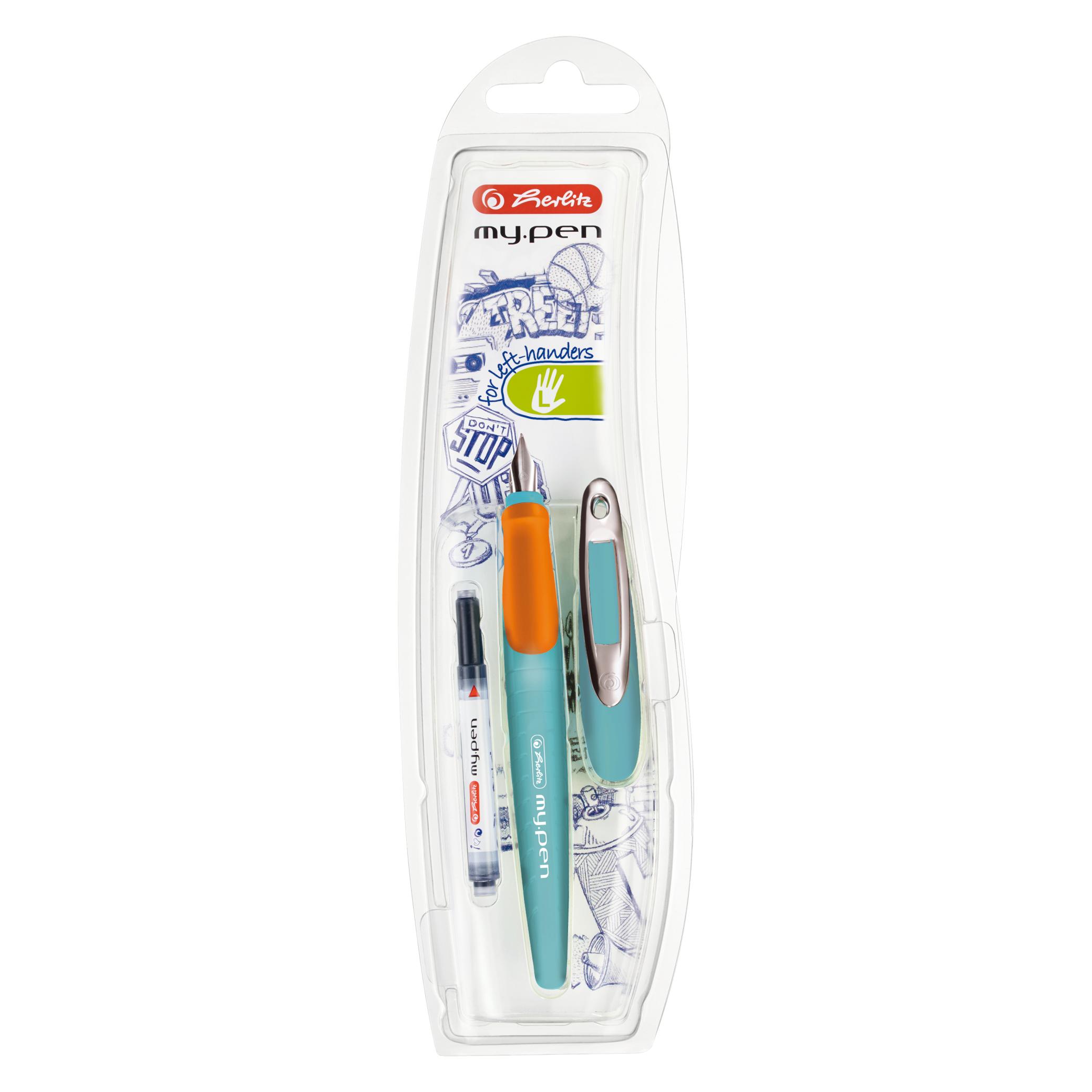Herlitz Füllhalter my.pen türkis/orange (1x) (50041268)