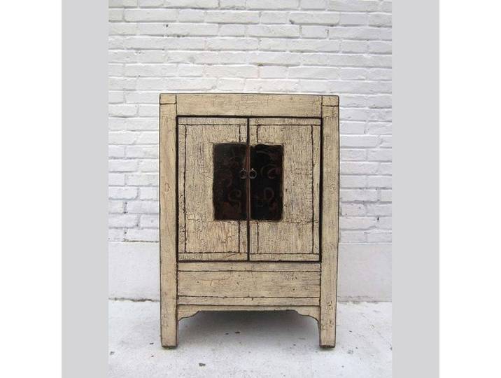 Luxury-Park-Direct Kommode China Kommode Nachtschrank Doppeltüre Ulme massiver Metallbeschlag