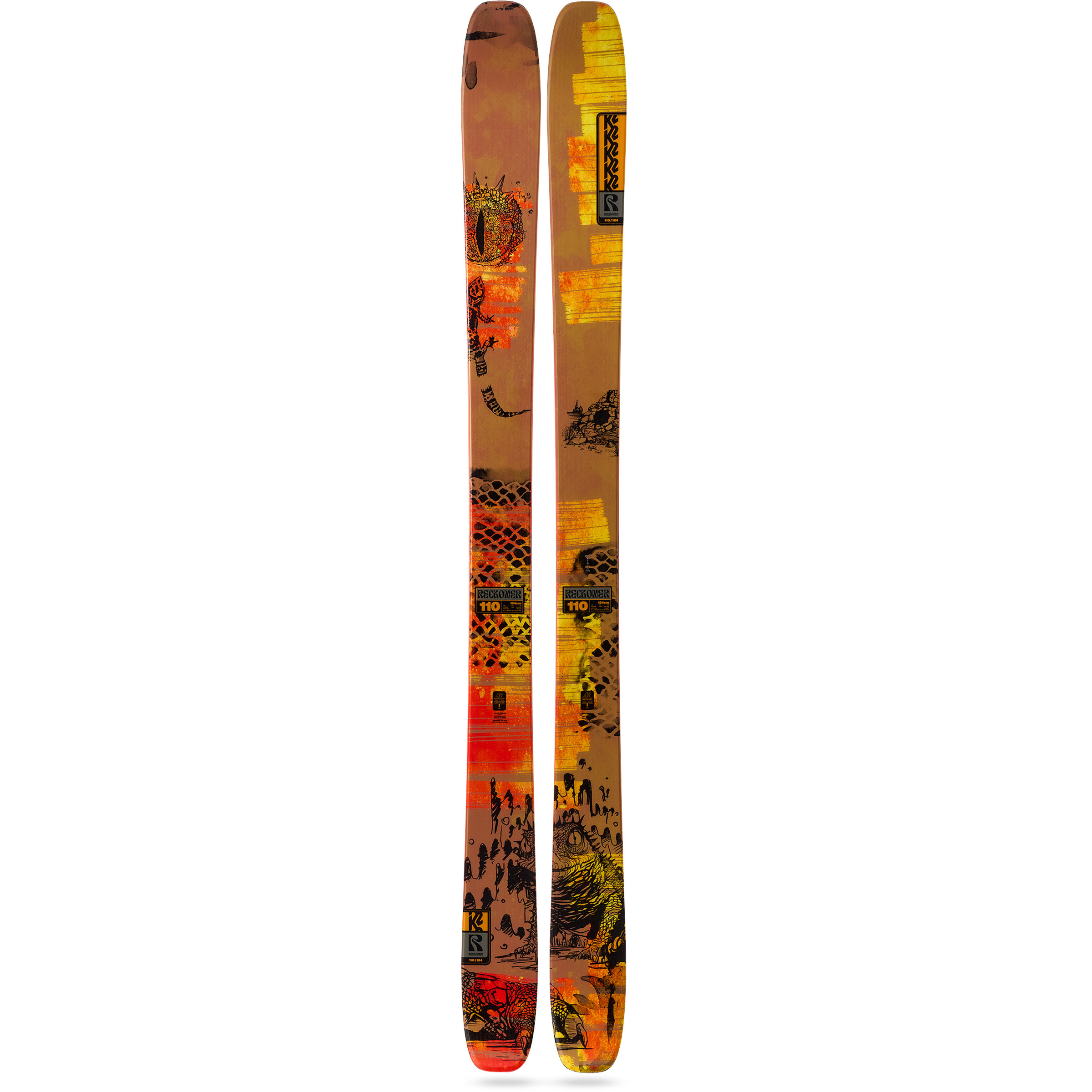 K2 Reckoner 110 Freerideski 26/27 Ski weiss Größe 184CM Freeride
