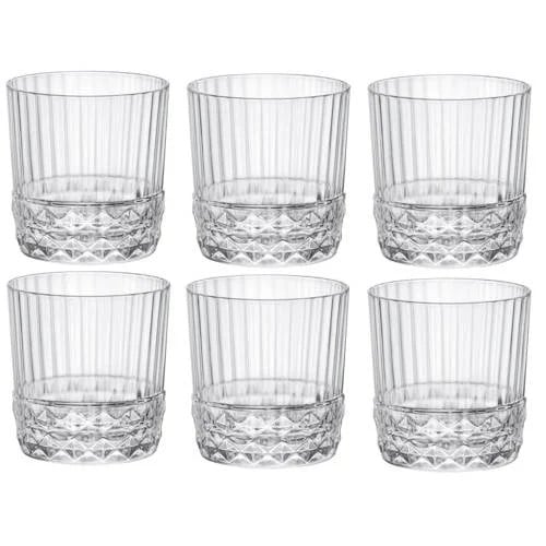Bormioli Rocco America Cocktail, Whiskey of Waterglazen, 6 stuks, 380 ml