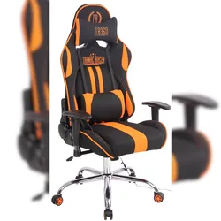 CLP Gaming Bürostuhl Limit XM Stoff schwarz/orange