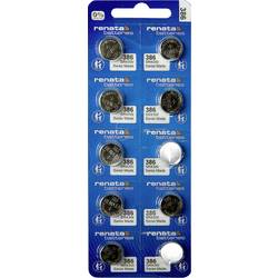 Renata Knopfzelle 386 1.55 V 10 St. 130 mAh Silberoxid 386 MP CE RENATA