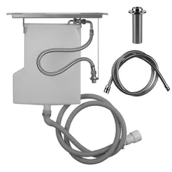 Gessi Securflex-Schlauchdurchführung, Rosette Goccia, für Montage Fliesenbank, Rosette Goccia, 735, 01810030, Farbe: Kupfer PVD