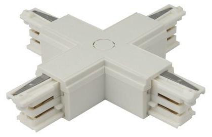 MaxLight Verbindingsstuk type X TRACK, wit, DOBAC MHT1-X-WH