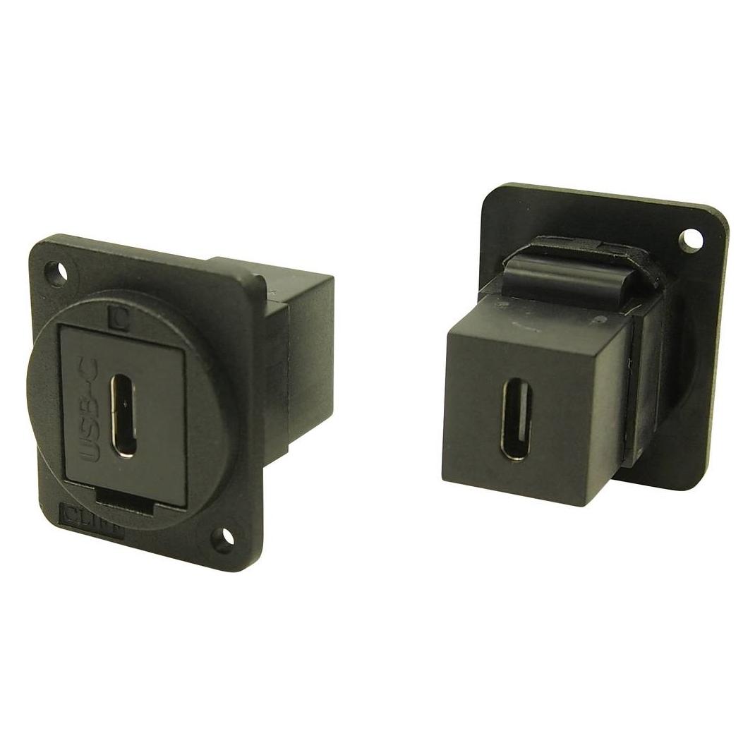 Cliff XLR Adapter USB C Buchse auf USB C Buchse Adapter CP30201X CP30201X Inhal (Winkeladapter) (CP30201X)