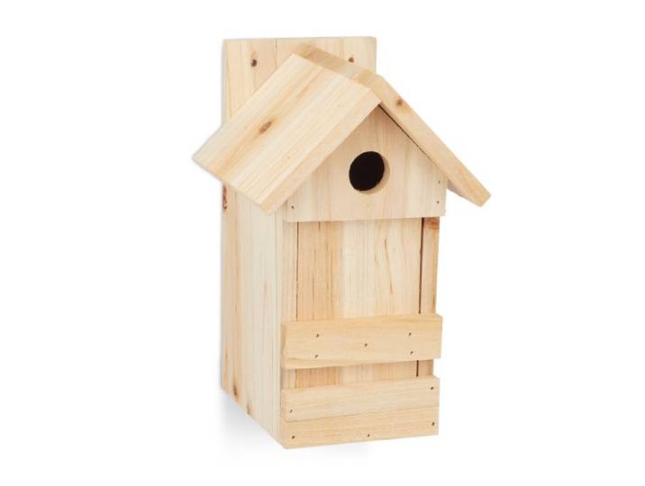 Relaxdays Nistkasten aus Holz mit Spitzdach