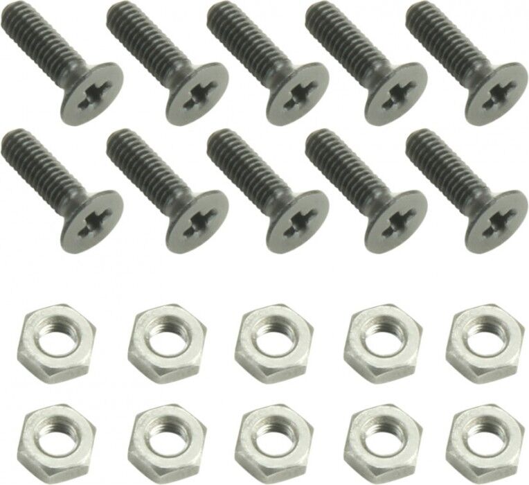 Adam Hall Hardware 5420 M10 Ah 10er Set Kreuzschlitzschrauben M3 X 10 Mm