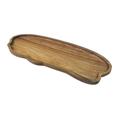 Japanese Style Cloud Shaped Wooden Serving Tray l