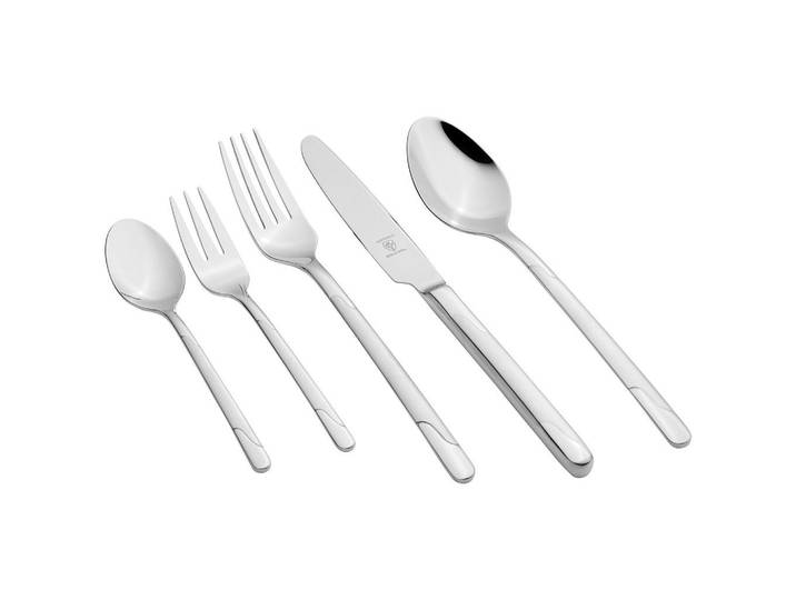 Justinus Besteckset Viva, Silberfarben, Metall, 60-teilig, Besteck, Besteck-Sets