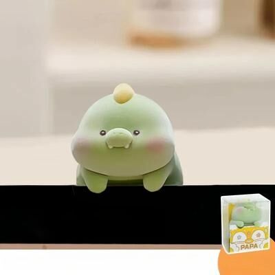 Uplift Picks Cute Screen Hanging Ornament Mini Desk Car Monitor Decoration dinosaur