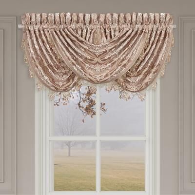 J. Queen New York Rosewater Window Waterfall Valance
