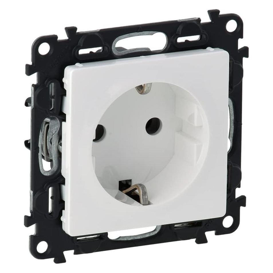 Legrand Valena Life Einzelsteckdose mit Erdung Schuko 16A weiss (753120) (753120)
