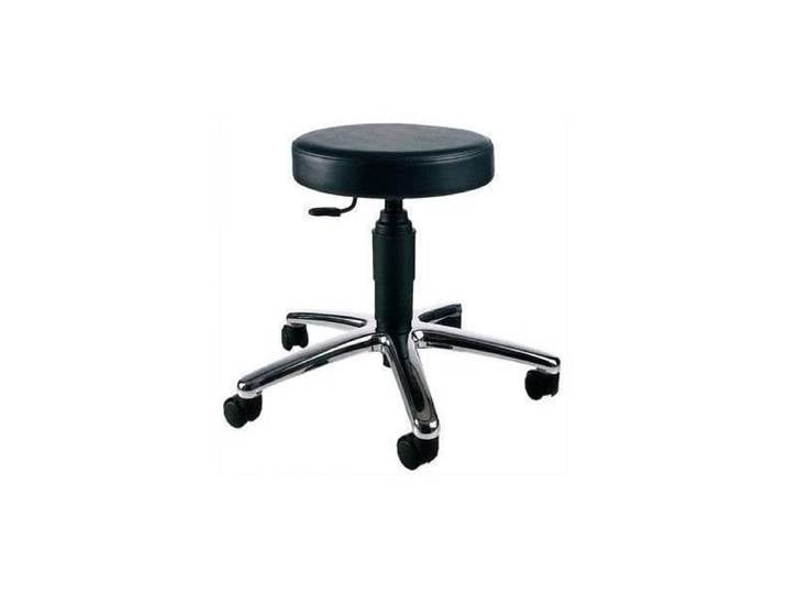 Tabouret tournant - TOPSTAR - TEC 70 - Cuir - Chrome - Réglable en hauteur