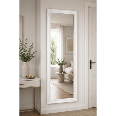Spiegel OTTO HOME "King, in 3 Größen, auch als Ganzkörperspiegel", weiß, B:60cm H:150cm T:6cm, Glas, Spiegel, Wandspiegel mit aufwendigen Verzierungen
