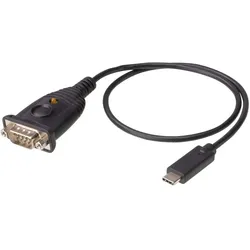 ATEN UC232C Konverter USB-C zu Seriell RS232 9pol Sub D Adapterkabel, 0,45m