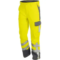 Multinorm Bundhose "PSA SAFETY X7" - 56 - warngelb/anthrazit